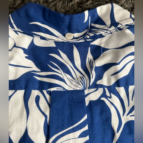 Men's Reyn Spooner Royal New York Mets Aloha Button-Down Shirt - Picture 9 of 12